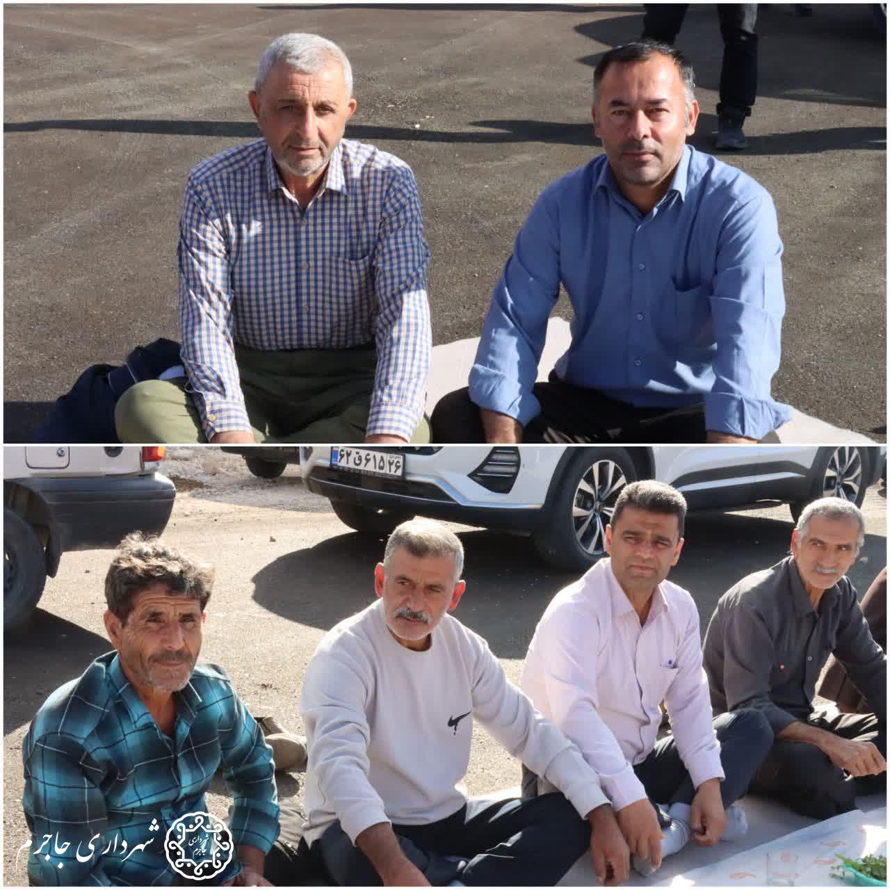تجلیل از بازنشستگان شهرداری جاجرم در تنگه گزی