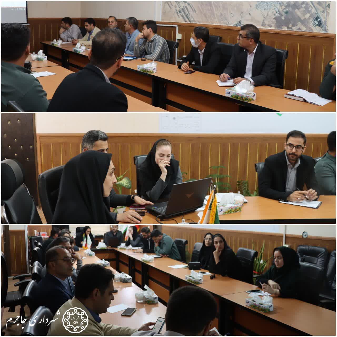 سومین جلسه ستاد بازآفرینی شهری جاجرم با حضور مسئولان شهرستانی برگزار شد