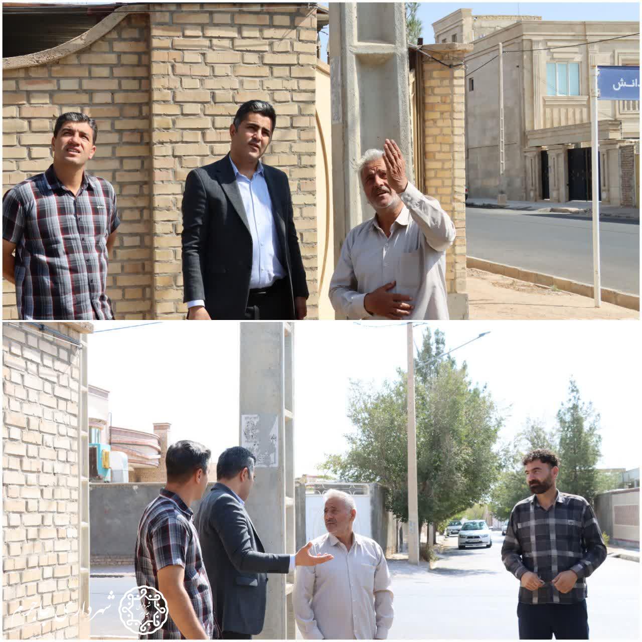 پیگیری درخواست‌های شهروندان در محله فرهنگیان